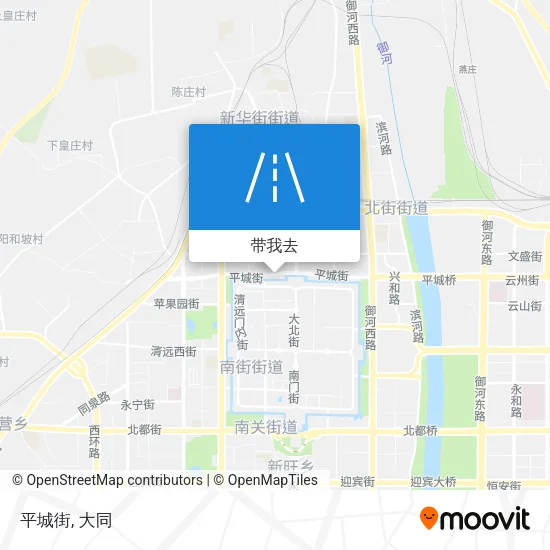 平城街地图