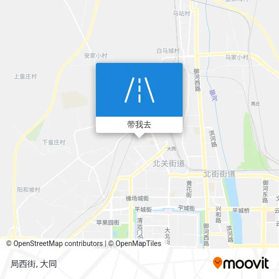 局西街地图