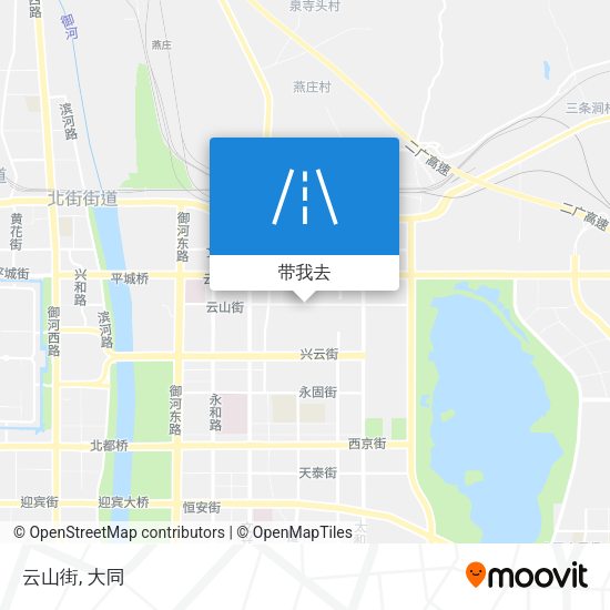 云山街地图