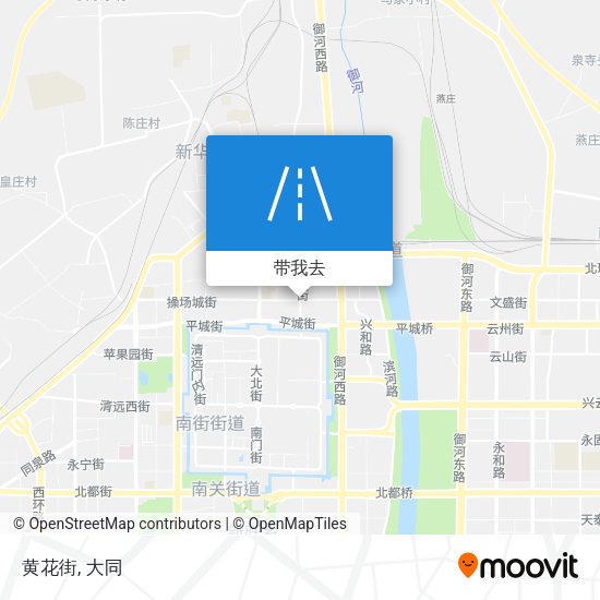 黄花街地图
