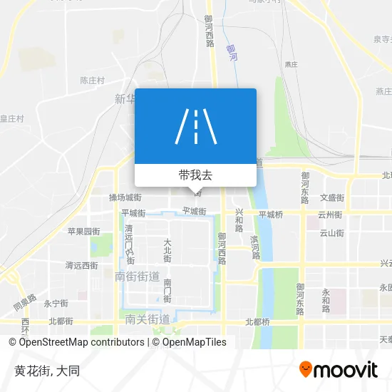 黄花街地图