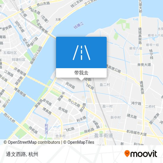 通文西路地图