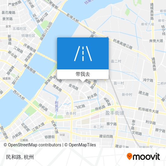 民和路地图