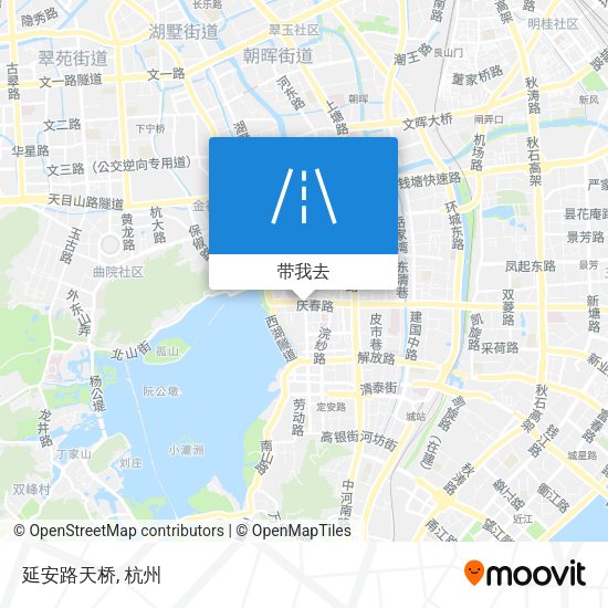 延安路天桥地图
