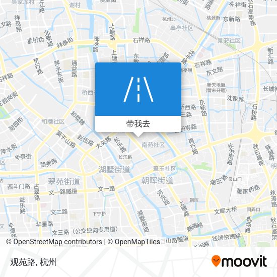 观苑路地图