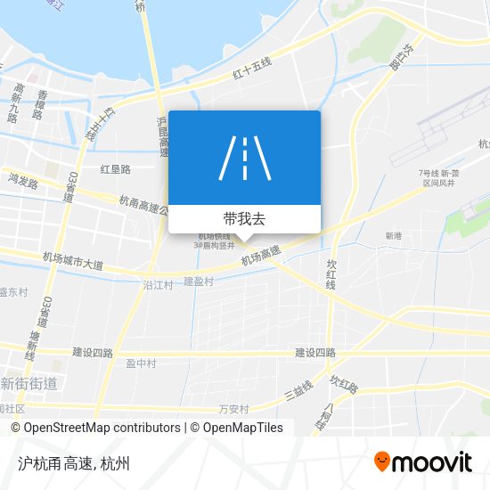 沪杭甬高速地图