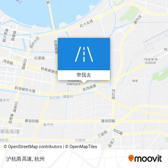 沪杭甬高速地图