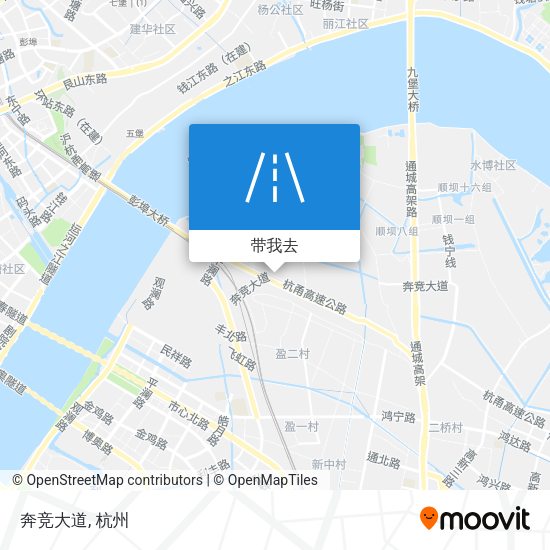 奔竞大道地图