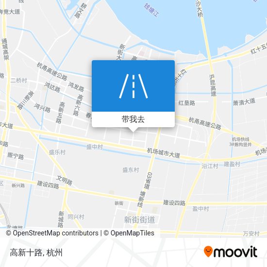 高新十路地图