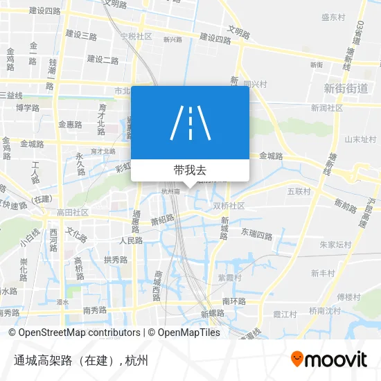 通城高架路（在建）地图