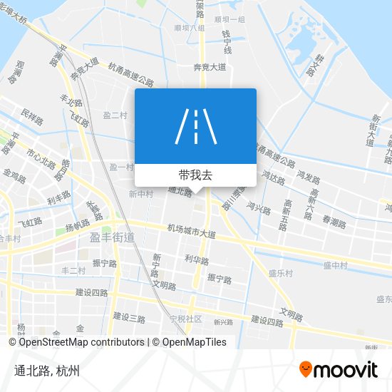 通北路地图
