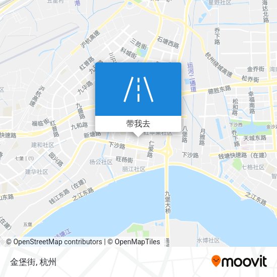 金堡街地图