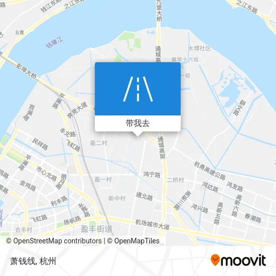 萧钱线地图