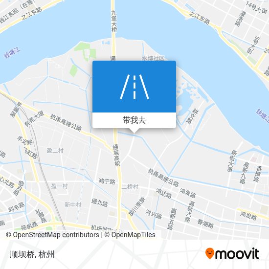 顺坝桥地图