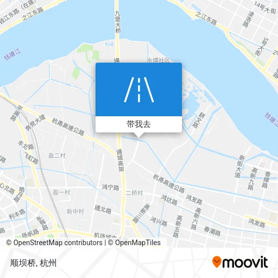 顺坝桥地图