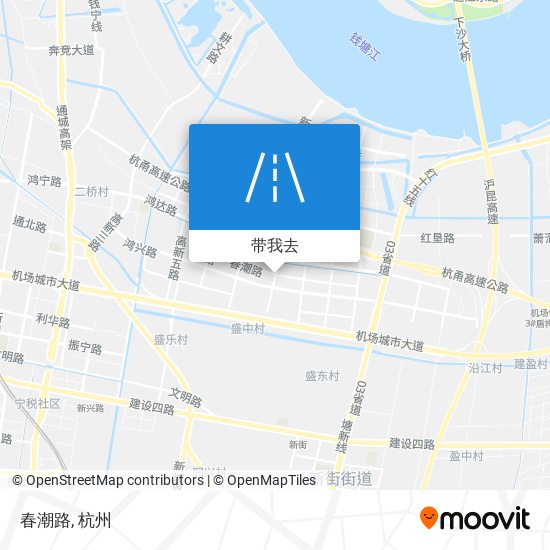 春潮路地图