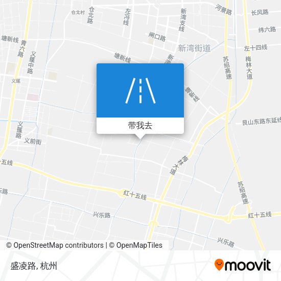 盛凌路地图