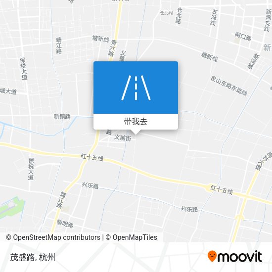 茂盛路地图