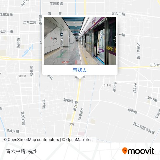 青六中路地图