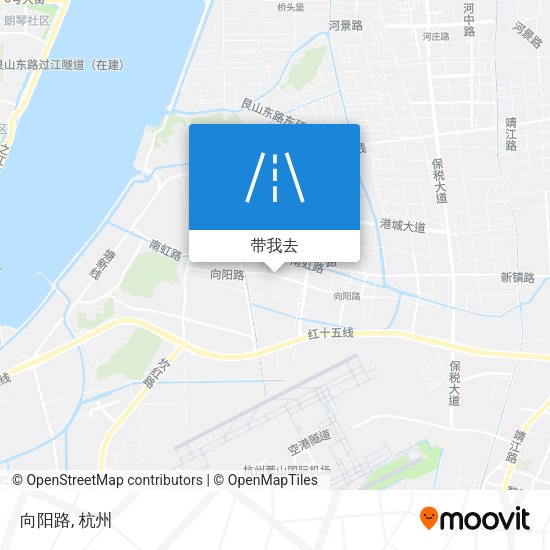 向阳路地图