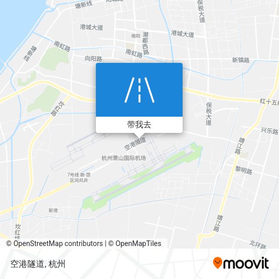 空港隧道地图