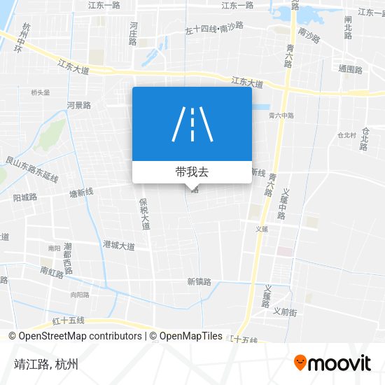 靖江路地图