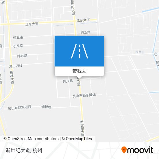 新世纪大道地图