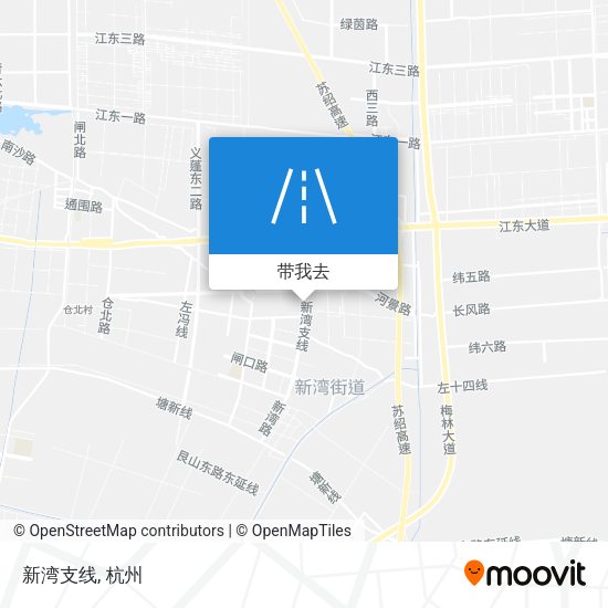 新湾支线地图