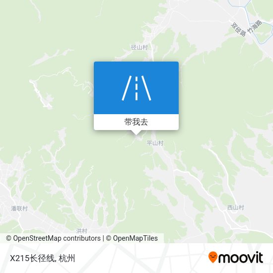 X215长径线地图