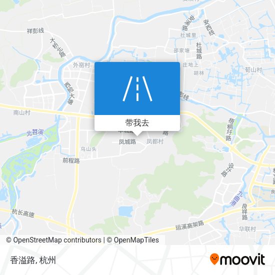香溢路地图