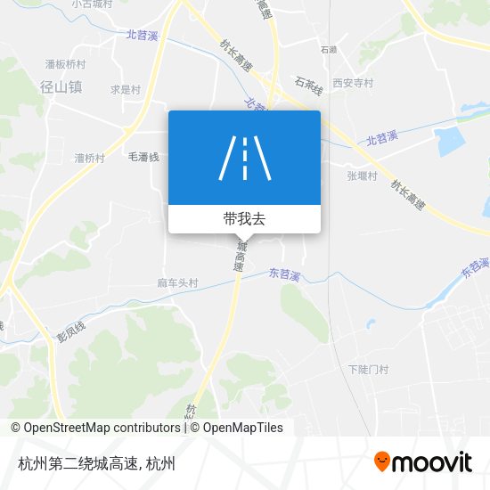 杭州第二绕城高速地图