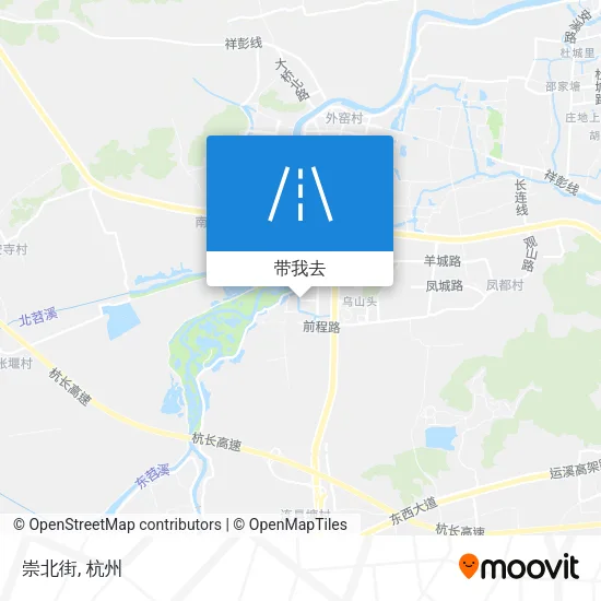 崇北街地图