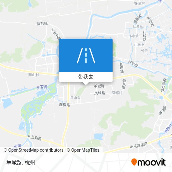 羊城路地图