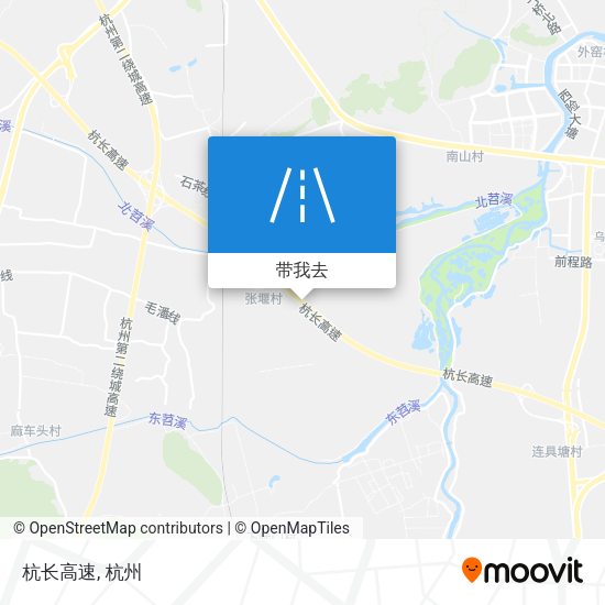 杭长高速地图
