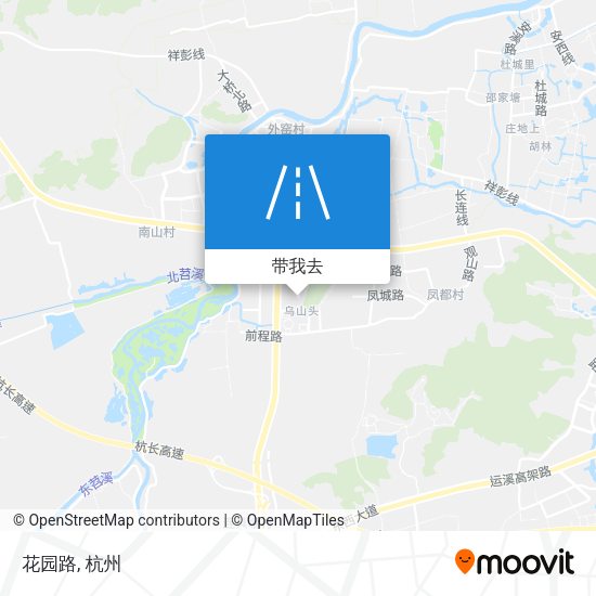 花园路地图