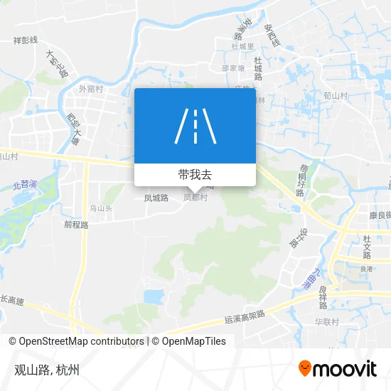 观山路地图