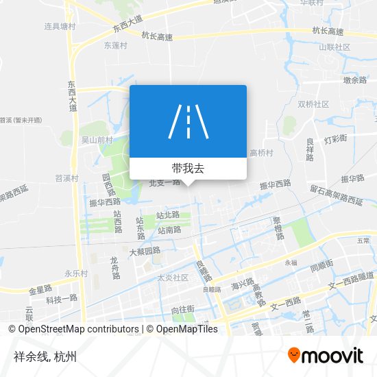 祥余线地图