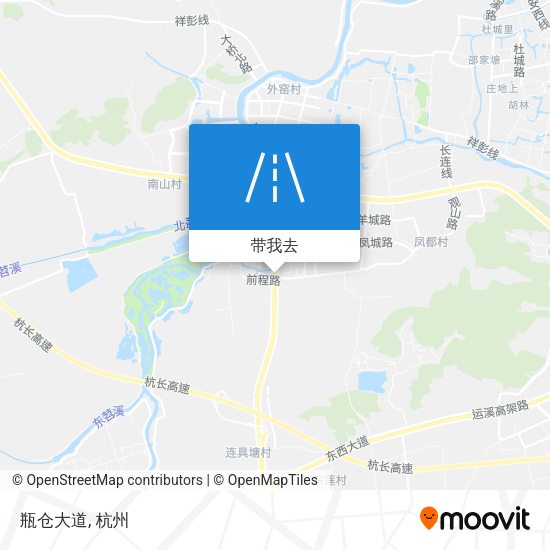 瓶仓大道地图