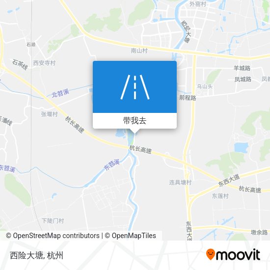 西险大塘地图