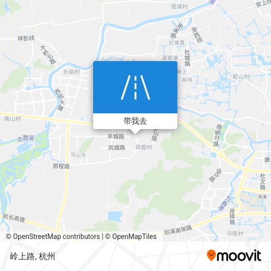 岭上路地图