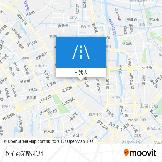 留石高架路地图
