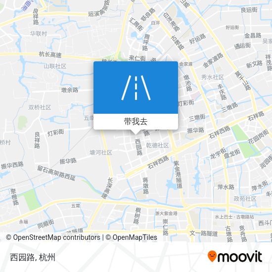 西园路地图
