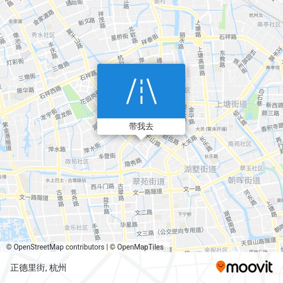 正德里街地图