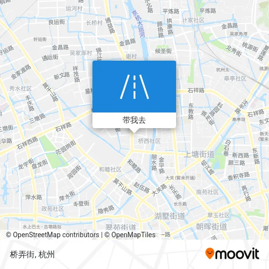 桥弄街地图