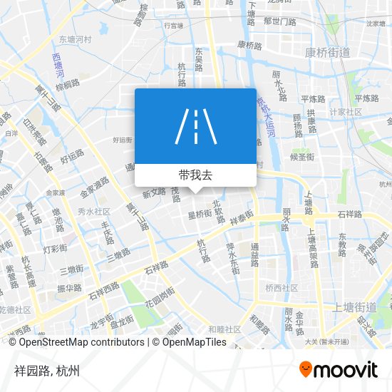 祥园路地图