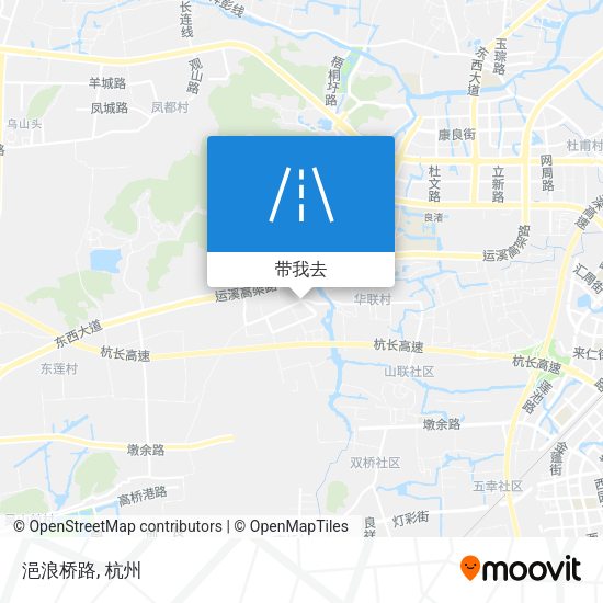 浥浪桥路地图