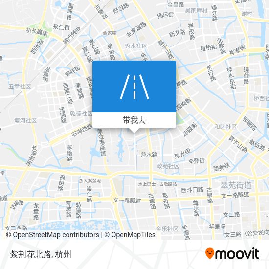 紫荆花北路地图