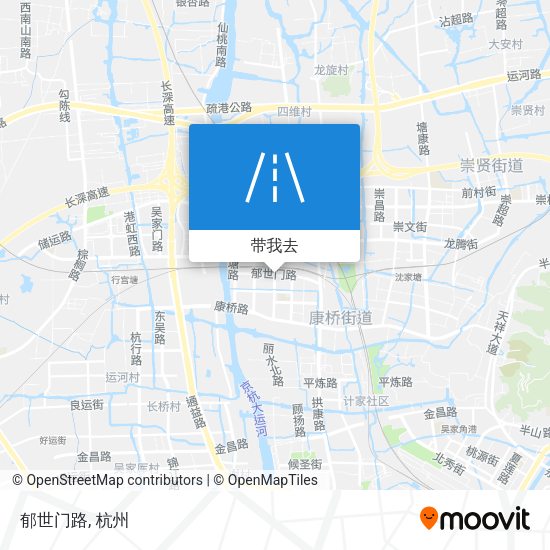 郁世门路地图