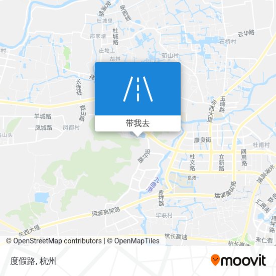 度假路地图
