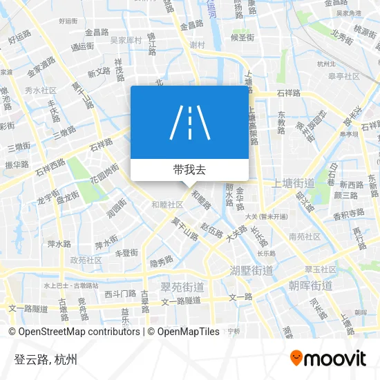 登云路地图